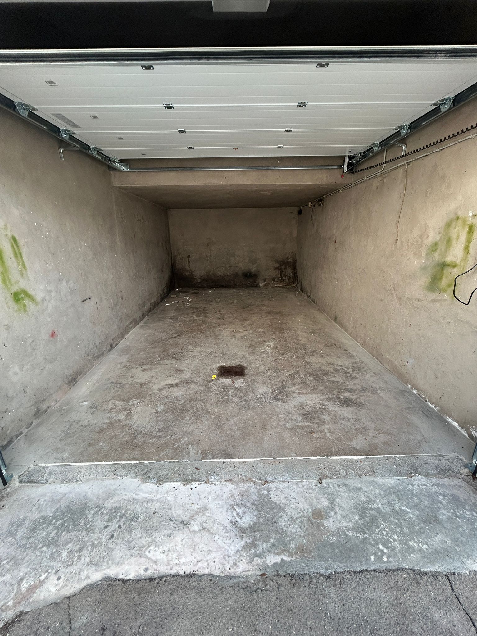Garage vor der Beschichtung